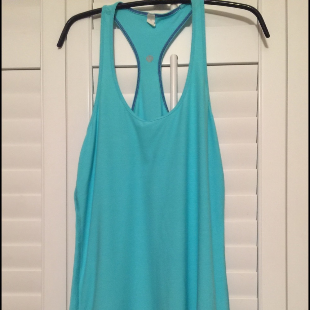 Lululemon aqua blue tank top. Size 12.